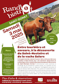 Menu Restaurant Auberge de la Providence Page 3