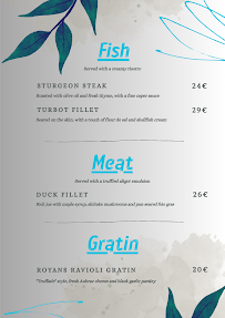 Menu la Table du Puy Page 3