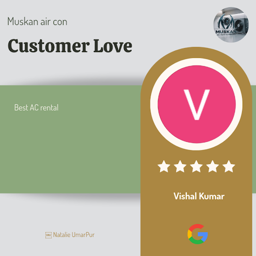 Vishal Kumar raves about his exceptional experience at Muskan air con in Gurugram! He loved the p… post image