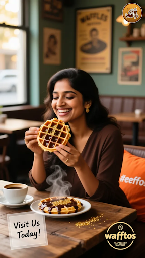 Indulge in the crispiest, most delicious waffles in Anand with Wafftos! Our WAFFLES BY WAFFTOS ar… post image