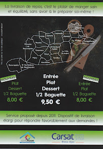 Menu Douceurs d'Autrefois Page 2