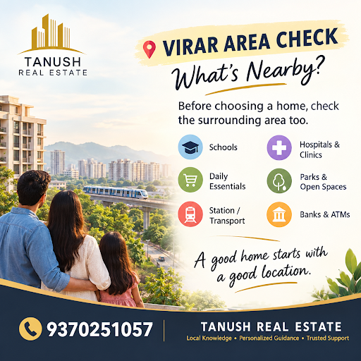 When checking a property in Virar, don’t look only at the home. Take a look at the surrounding ar… post image