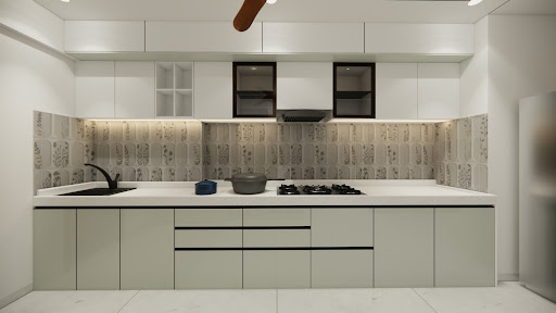 Kitchen acrylic finish