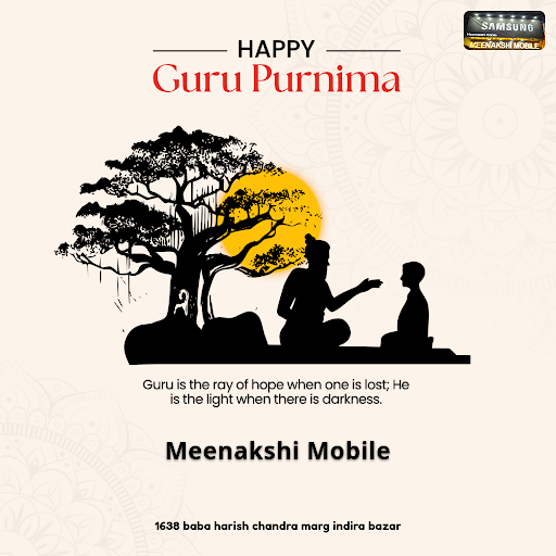 Celebrating Guru Purnima with gratitude and respect, Meenakshi Mobile guides you to find the perf… post image