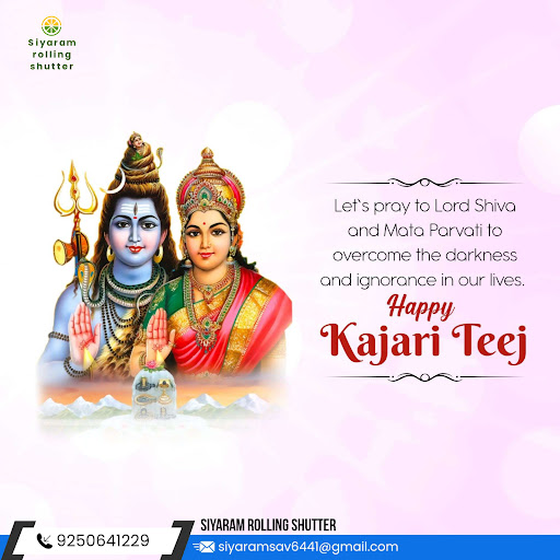 Wishing you a blessed Kajari Teej! May Lord Shiva and Mata Parvati shower their blessings upon you.