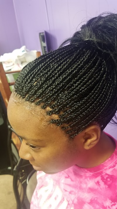 Photos of African Hair Braiding