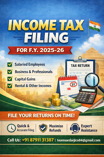 🚨 Income Tax Filing (F.Y. 2025-26) – Coming Soon 🚨