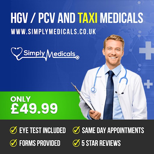 Simply Medicals - PCV, Taxi & HGV Medicals - Oldbury - Thumbnail