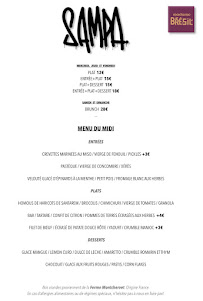 Menu Sampa Cuisine & Culture Page 2
