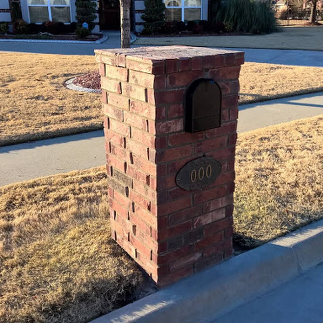 Masonry Mailbox Installation of Brick Mailbox & Stone Mailbox Mailbox