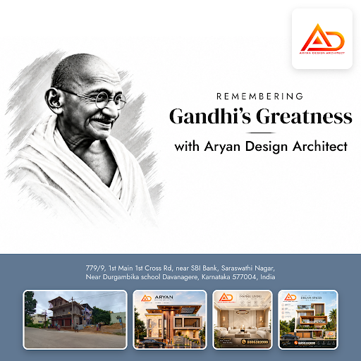 Celebrate Gandhi Jayanti 2026 by reimagining your space with Aryan Design Architect. Expert in ho… post image