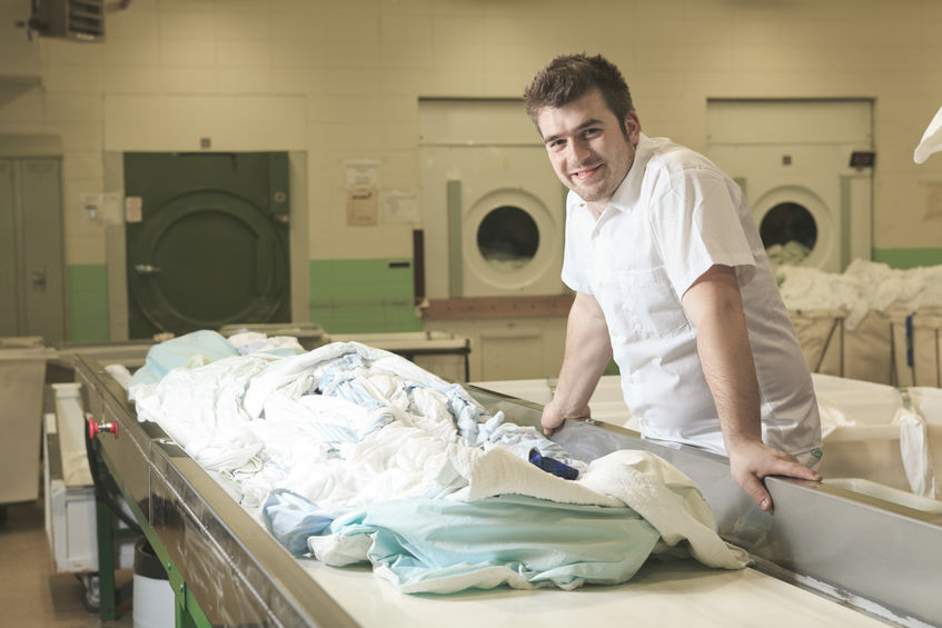 Self-service laundry at A+ Laundry Service Inc, Lawrence, NY