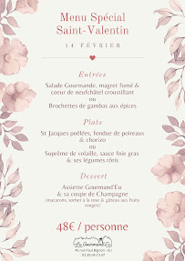 Menu La Gourmand'Eu Page 1
