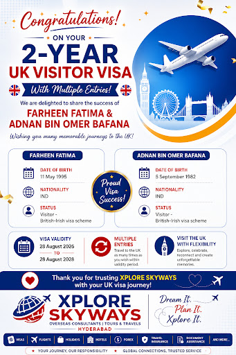 Xplore Skyways is proud to announce that Farheen Fatima and Adnan Bin Omer Bafana have successful… post image