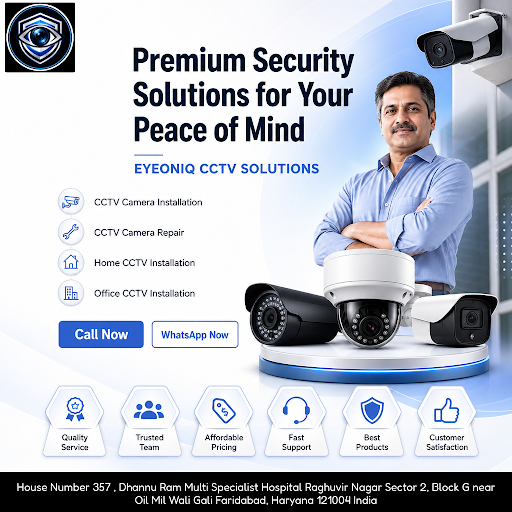 EYEONIQ CCTV SOLUTIONS provides expert CCTV camera installation, repair, and maintenance for home… post image