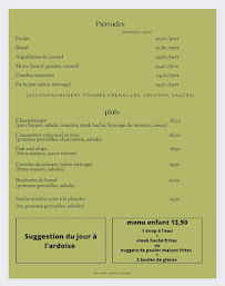 Menu la kaz à d’jo restaurant Page 2
