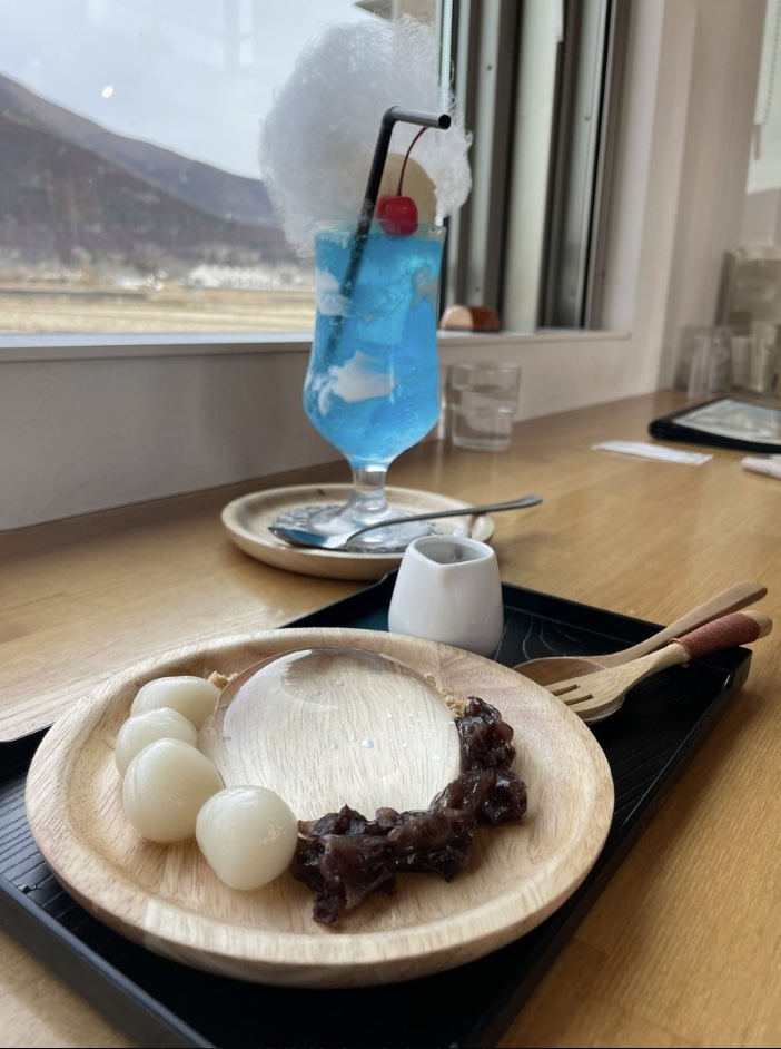 由布岳一望のカフェ 湯布院千家