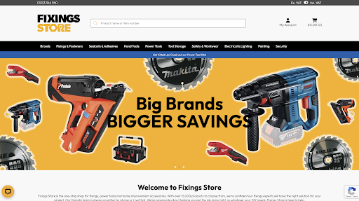 Fixings Store - Visual