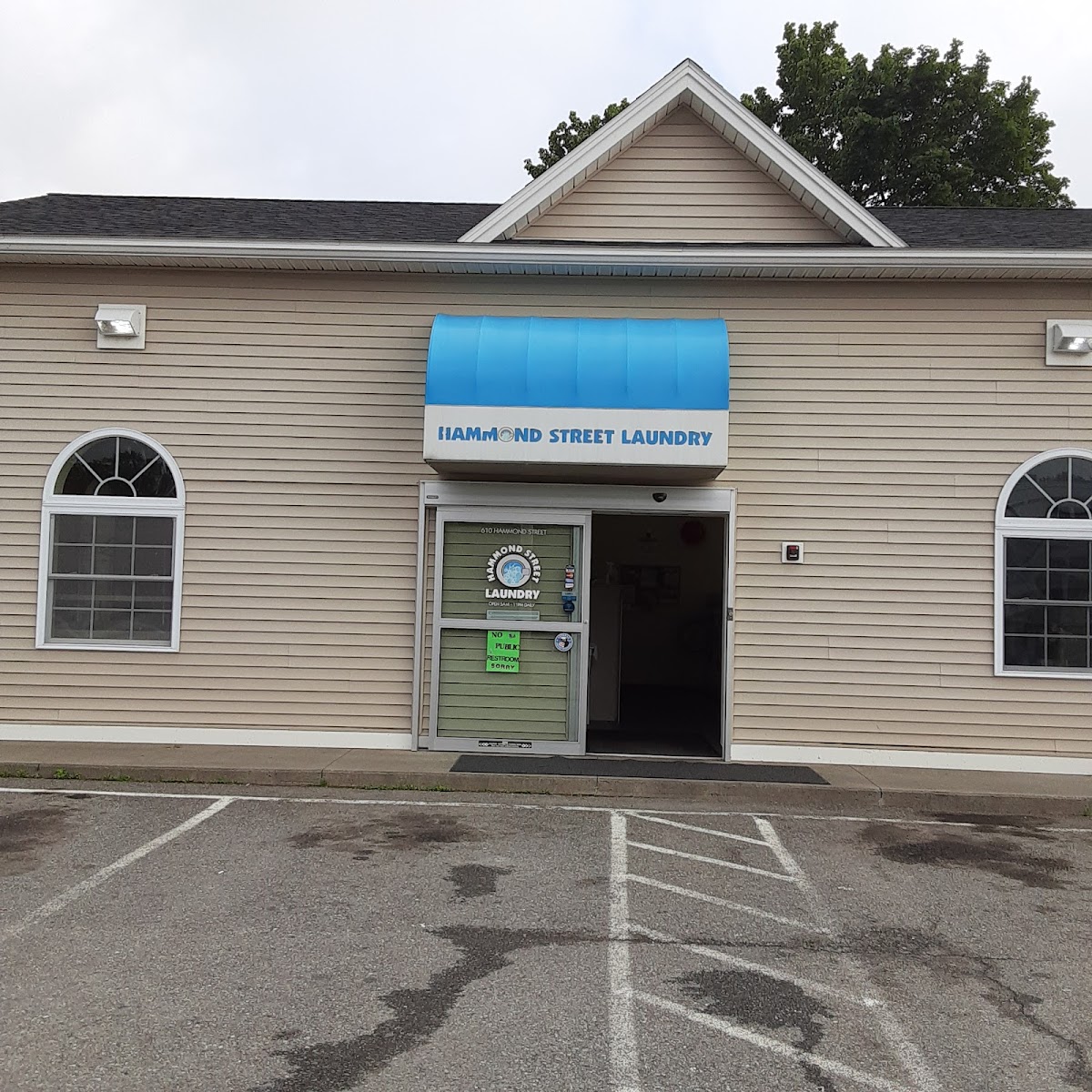 Self-service laundry at Hammond Street Laundry, Bangor, ME