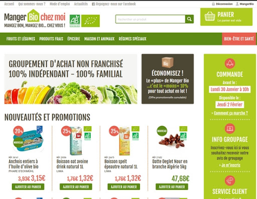 MANGER BIO CHEZ MOI groupement d'achat sur le Larzac Logo
