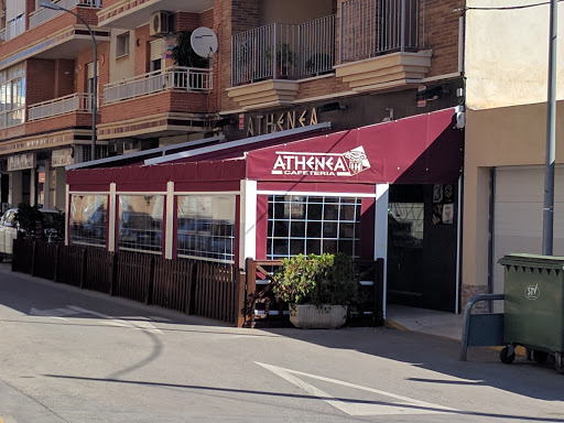 Cafetería Pizzería ATHENEA Logo