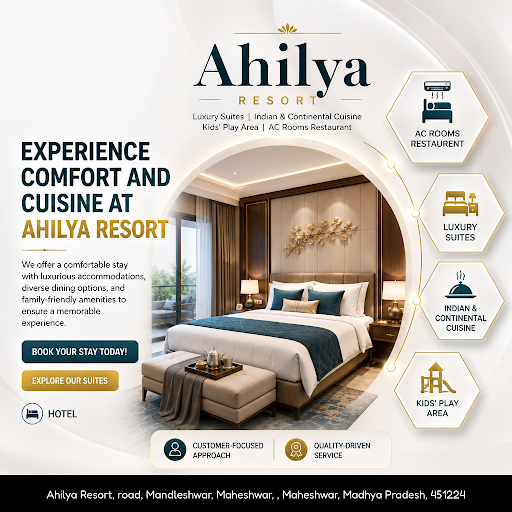 Experience luxury at ahilya resort maheshwar with our elegant suites, exquisite Indian and Contin… post image