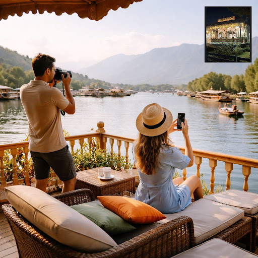 Imagine sipping kahwa on a wooden sun deck, camera in hand, while Dal Lake glows in the soft morn… post image