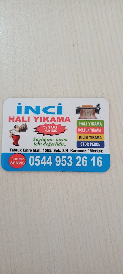 İnci halı yıkama