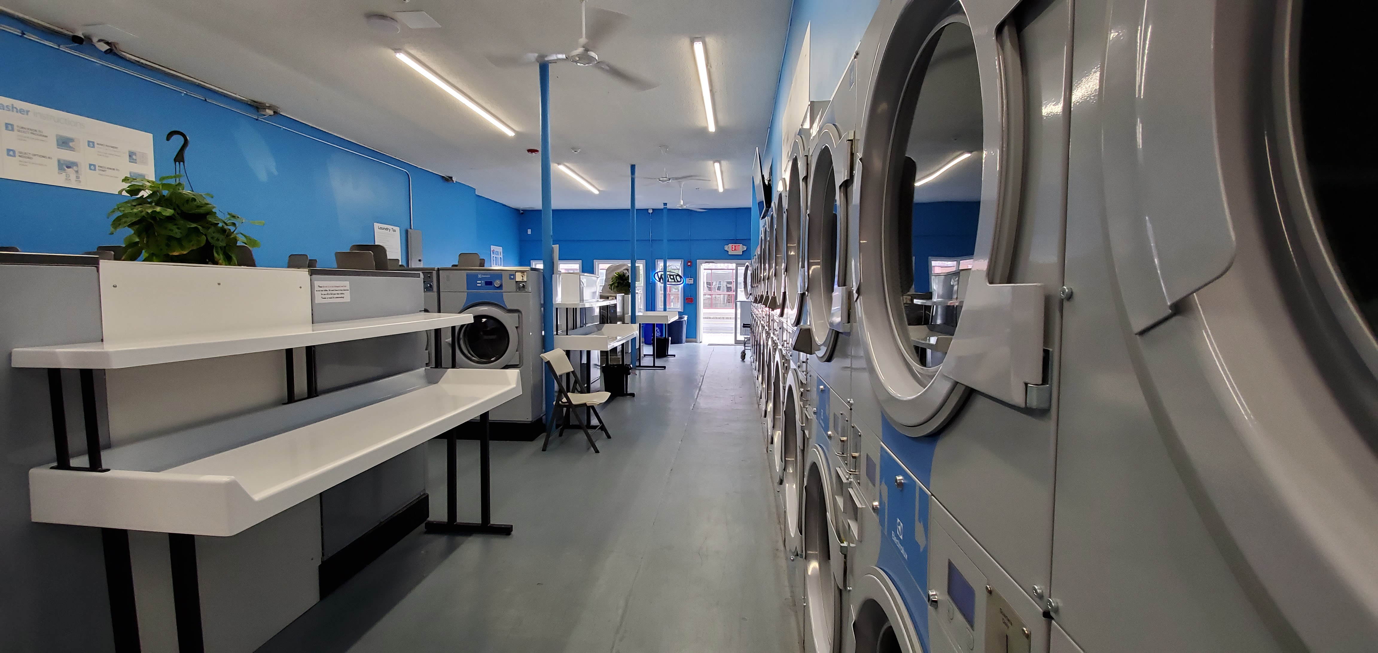Big Splash Laundromat laundromat interior in Seaside Heights, NJ