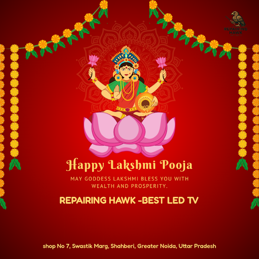Experience the blessings of Laxmi with a happy and functioning TV! At Repairing Hawk - Best LED T…