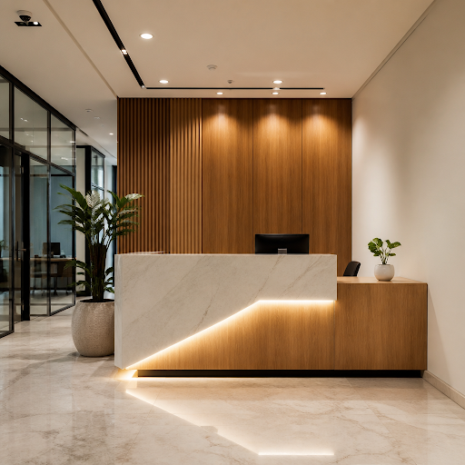 Your reception is the first thing clients see when they walk into your office. At Inside Deco, we…