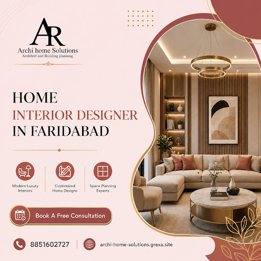 Archi Home Solutions offers professional Home Interior Designer in Faridabad services to create s… post image
