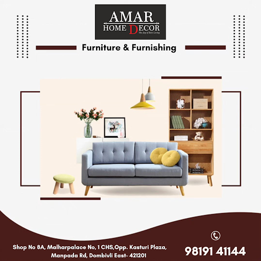 Amar Home Decor - Sofa and Cover, Foam matters, Wallpaper, Cushion Covers,