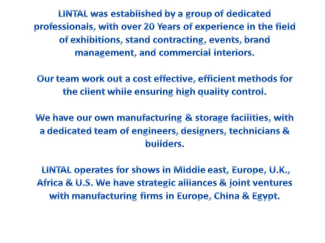 Lintal Building Maintenance & Decor LLC Contact