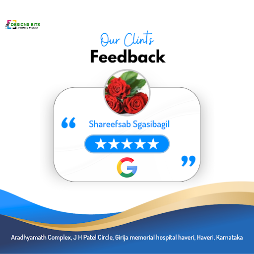 Shareefsab gave a stellar 5-star rating for the exceptional service at DESIGNSBITS PRINTS MEDIA H… post image