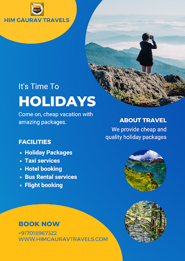 Himachal Holiday Packages, Comfortable and affordable price With Him Gaurav Travels.  post image