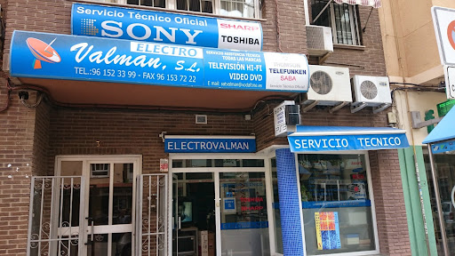 ELECTROVALMAN S.L SERVICIO TECNICO OFICIAL SONY - SHARP - TOSHIBA.
