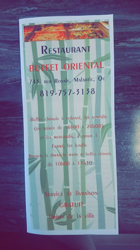 Buffet Oriental - Visual