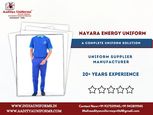NAYARA Energy Uniform Available At Aaditya Uniforms
