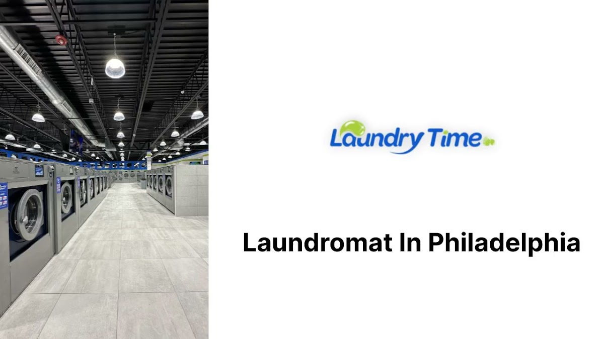 Laundry Time Snyder laundromat interior in Philadelphia, PA