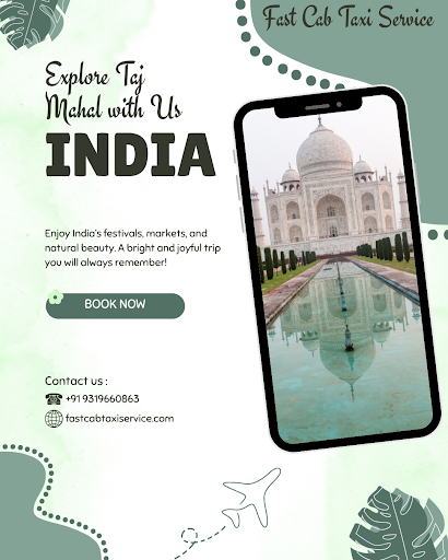 Fast Cab Taxi Service provides reliable, comfortable, and convenient Delhi Airport to Agra Taj Ma… post image