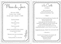Menu Chez Poulette, guinguette le soir, restaurant le midi Page 1
