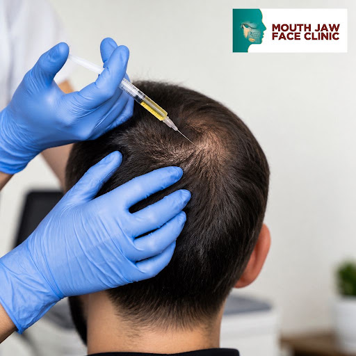 Struggling with thinning hair or receding hairline? At Dr Karan Mehtas Mouth Jaw Face and Hair Su… post image