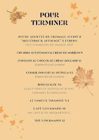Menu Restaurant Terrazza Meylan Page 3
