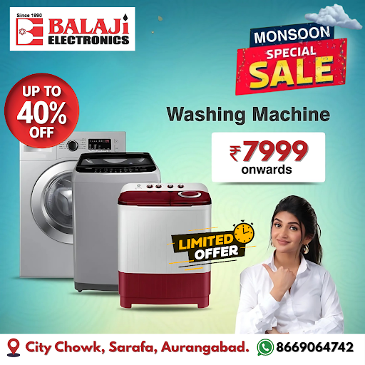 Washing Machine Offers at Balaji Electronics post image