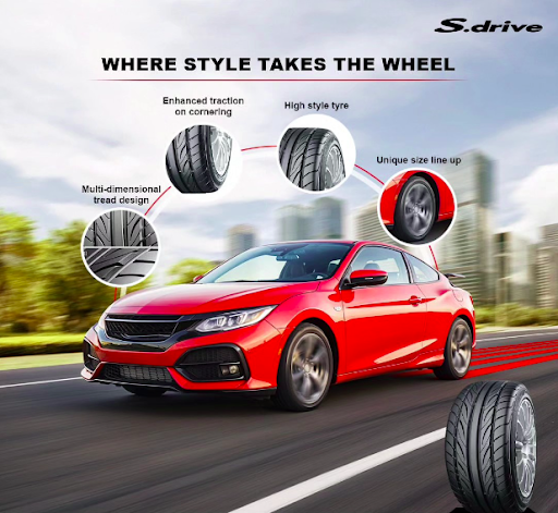 S.drive boasts a multi dimensional tread design for exceptional grip, all wrapped in a unique siz… post image