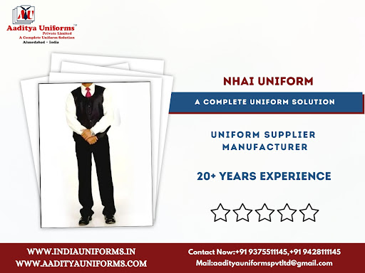 NHAI uniform Available At Aaditya Uniforms post image