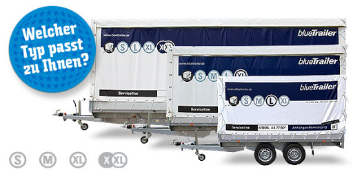 Anhängervermietung blueTrailer Aschaffenburg Gallery - Germany