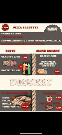 Menu Just-pizza Page 3