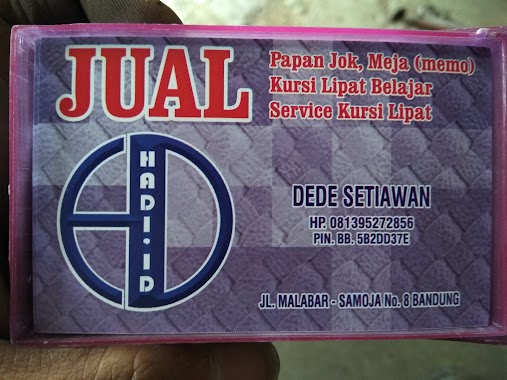 Hadiid Jual Beli Kursi Lipat, Author: Dede Setiawan